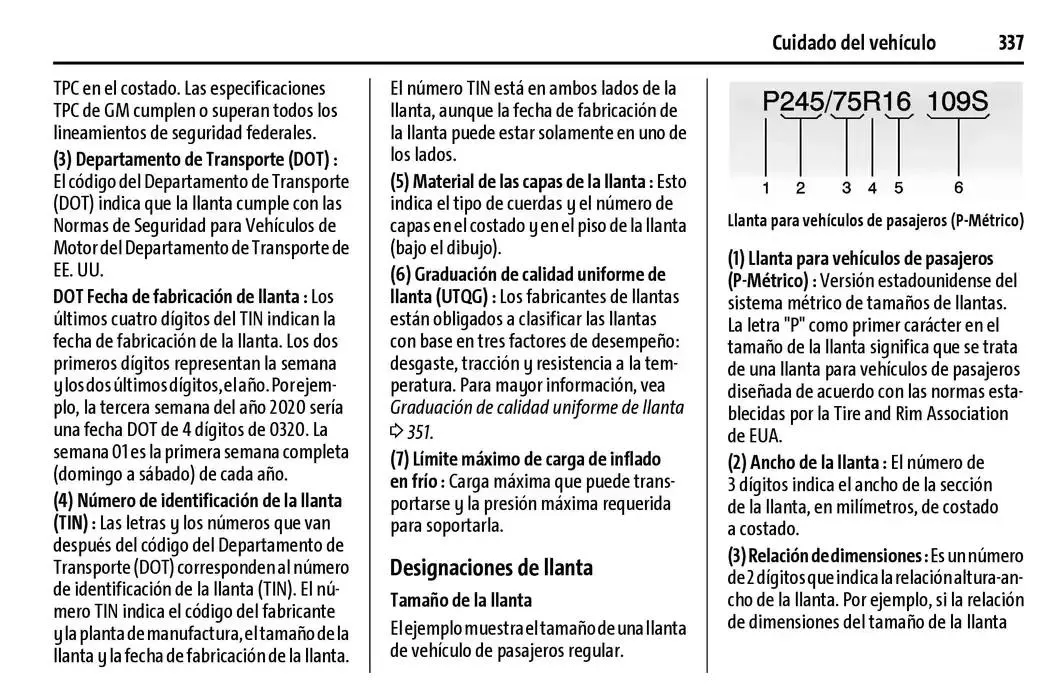 Catálogo de Chevrolet Corvette Stingray Manual del propietario 22 de enero al 31 de diciembre 2025 - Pagina 338