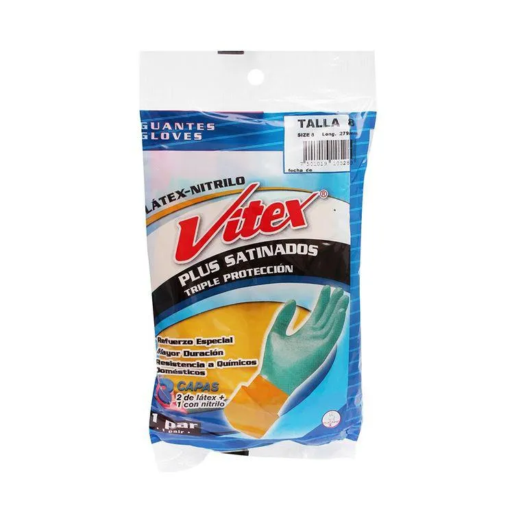 Guante Vitex Plus Satinado #8 Par - Vitex - 1 pieza