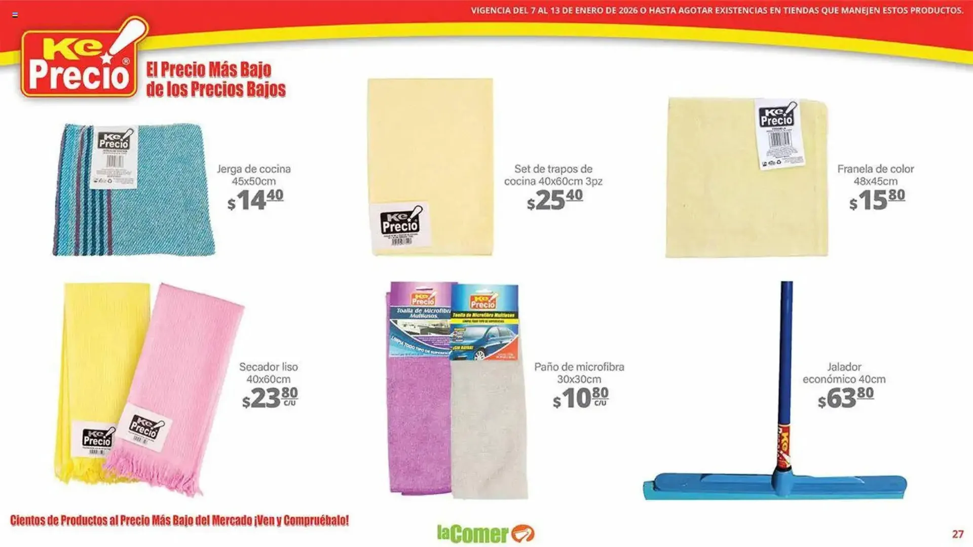 Catálogo de Folleto La Comer 7 de enero al 13 de enero 2026 - Pagina 27