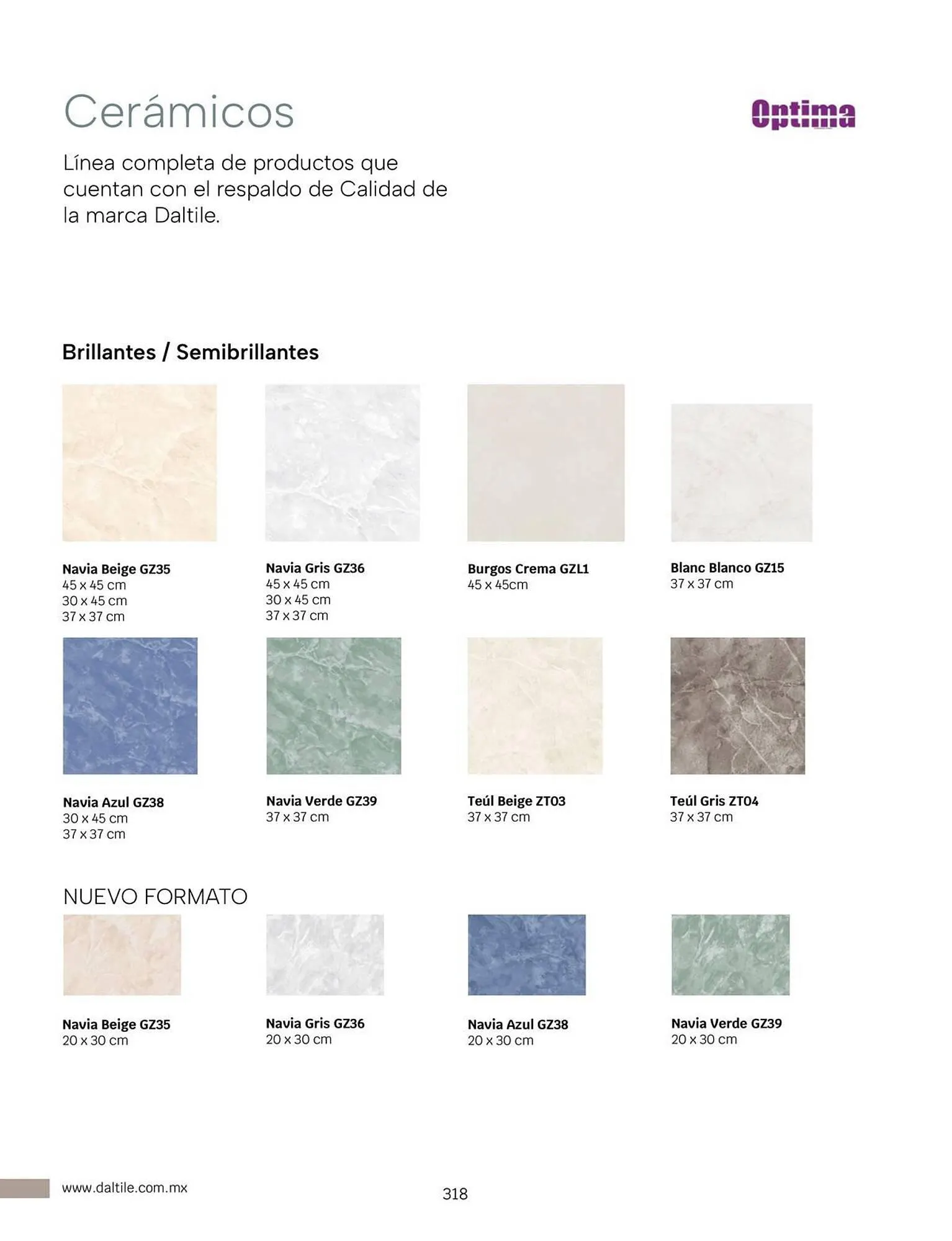 Catálogo de Catálogo Daltile 1 de enero al 31 de diciembre 2024 - Pagina 318