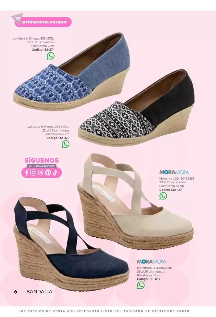 Catálogo de Pakar Sandalia 31 de enero al 31 de mayo 2025 - Pagina 6