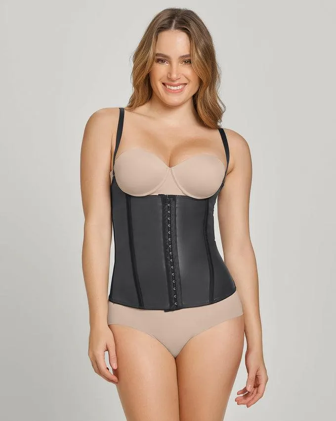 Faja chaleco busto libre de control extrafuerte luce hasta 2 cm menos
