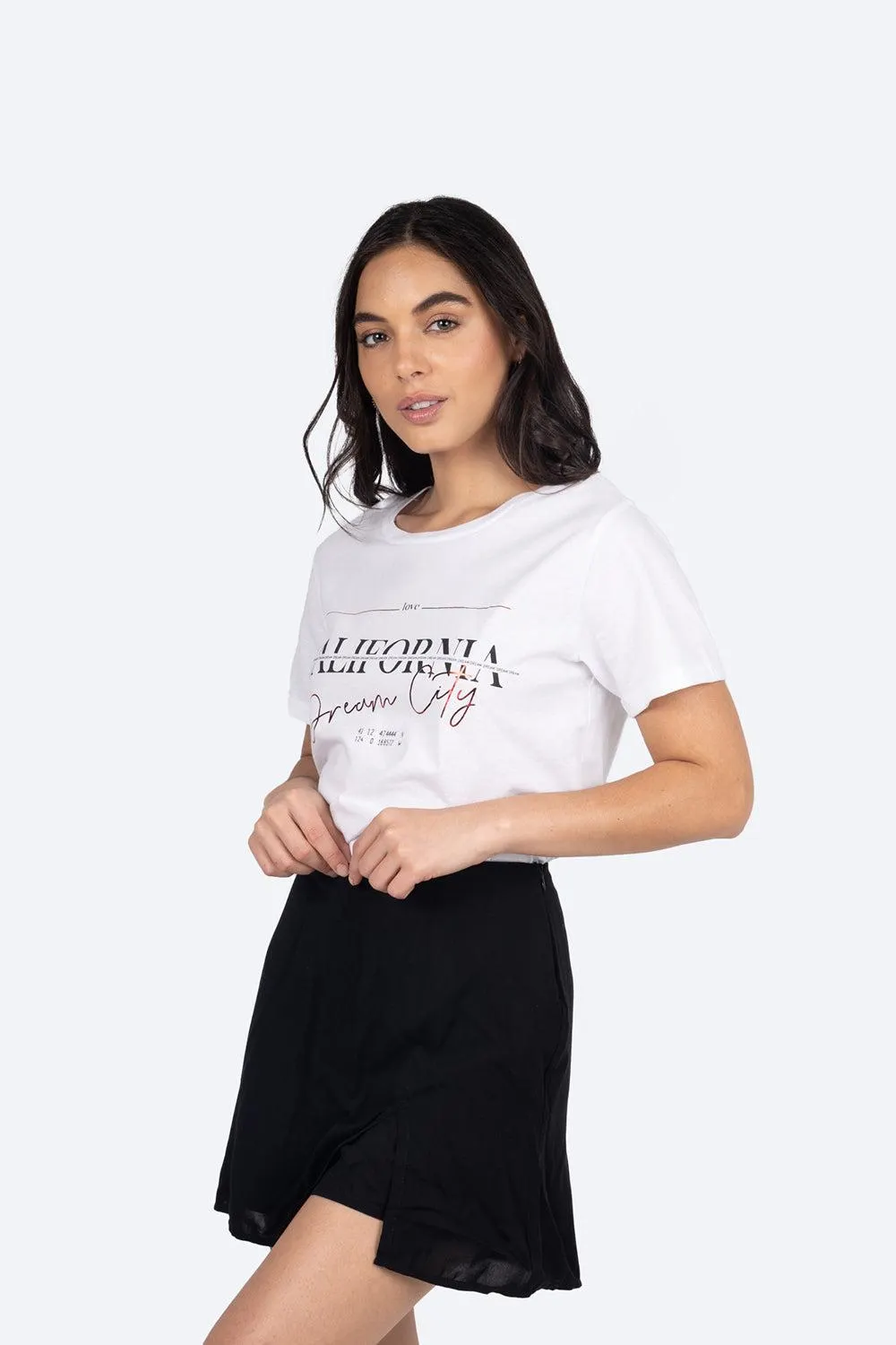 Playera estampada california