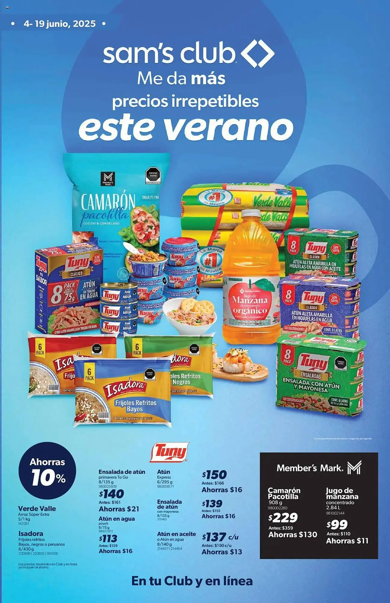 Catálogo de Catálogo Sam's Club 4 de junio al 19 de junio 2025 - Pagina 1