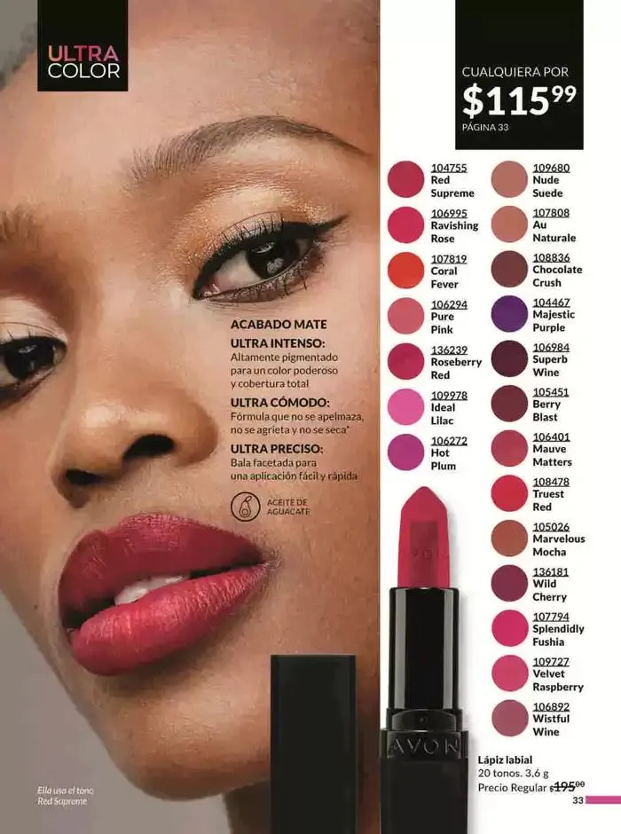 Catálogo de Avon COSMÉTICOS C3 3 de enero al 3 de febrero 2025 - Pagina 33