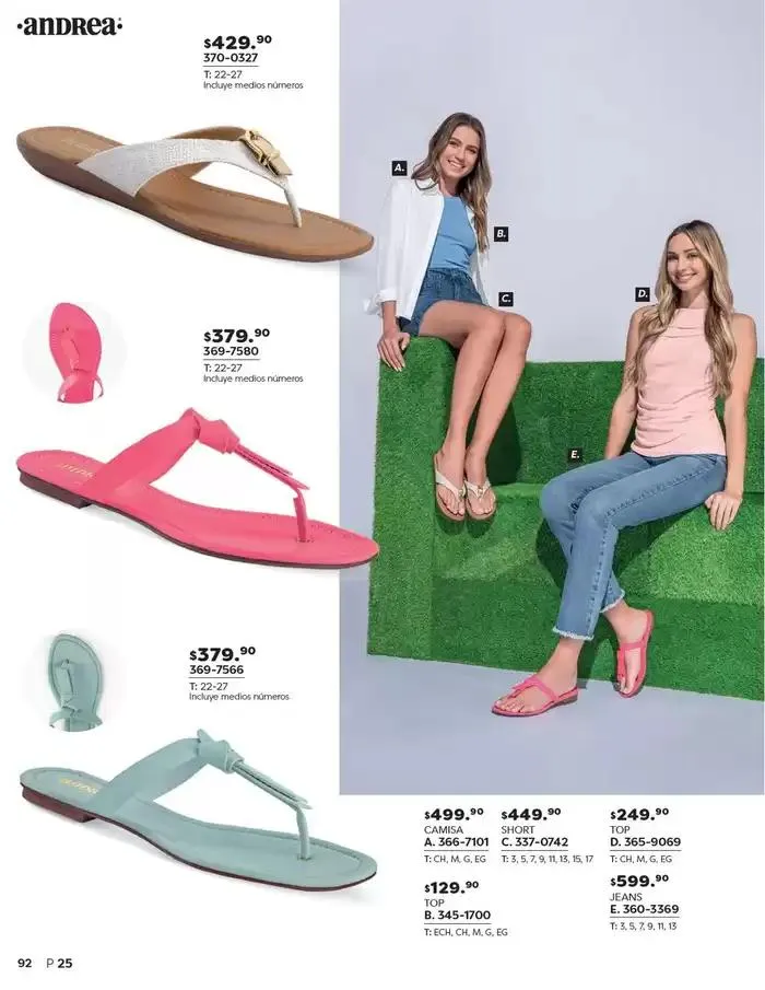 Catálogo de ANDREA | CALZADO DAMA 26 de enero al 24 de mayo 2025 - Pagina 92