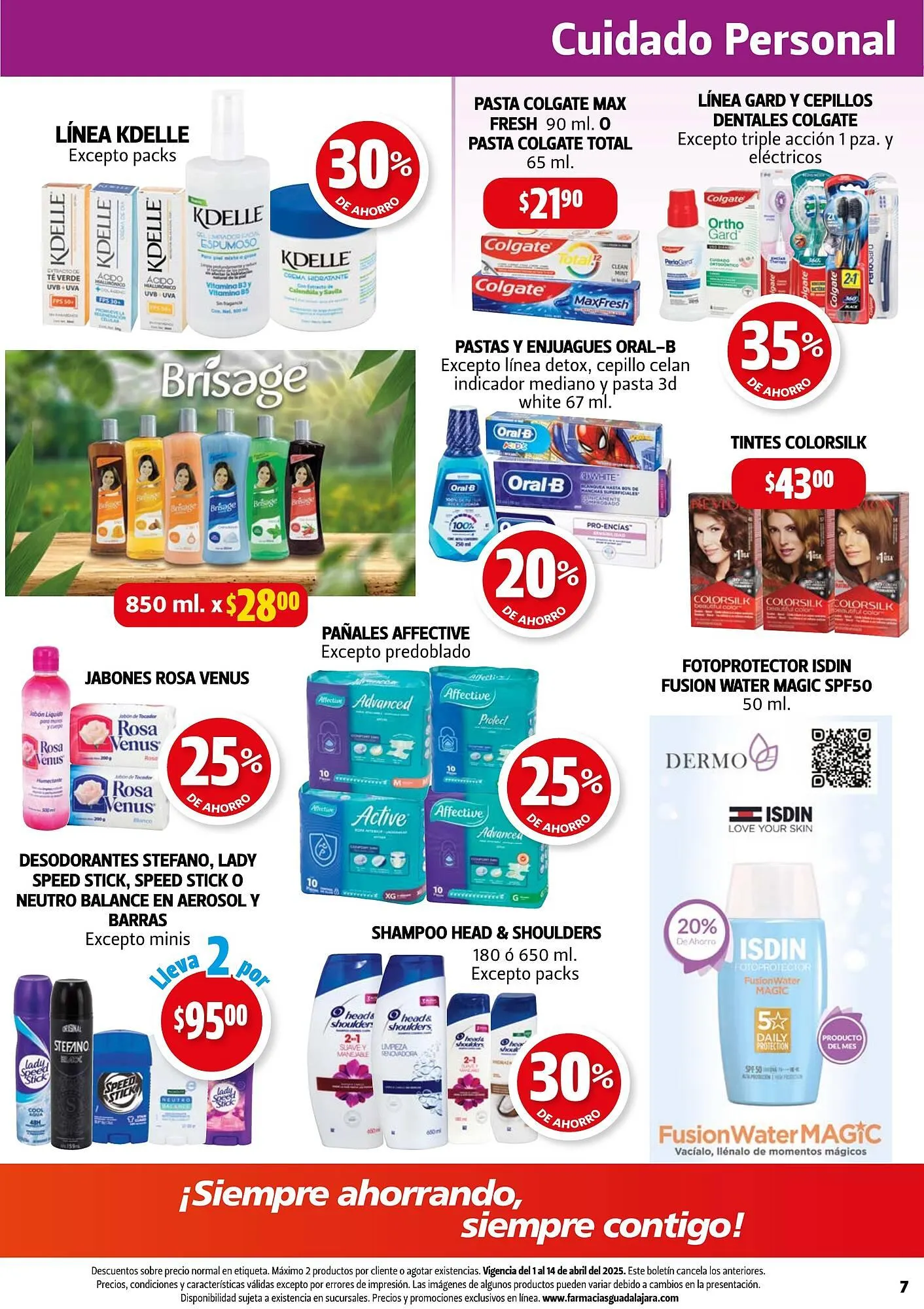 Catálogo de Catálogo Farmacias Guadalajara 1 de abril al 14 de abril 2025 - Pagina 7