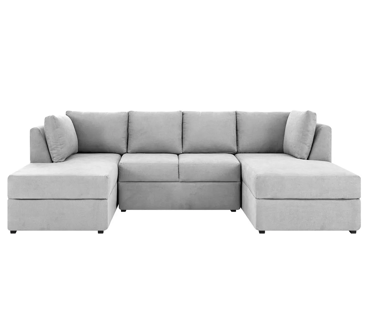 Sala modular 4 cuerpos Amil - Gris claro