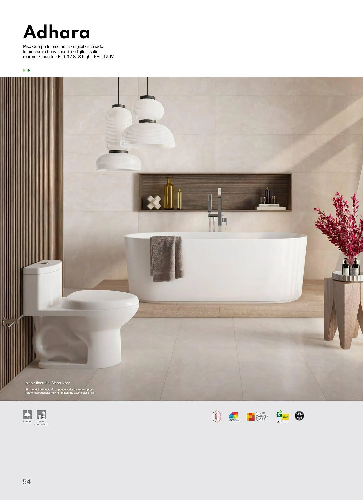 Catálogo de Catálogo Interceramic 12 de marzo al 31 de diciembre 2024 - Pagina 54