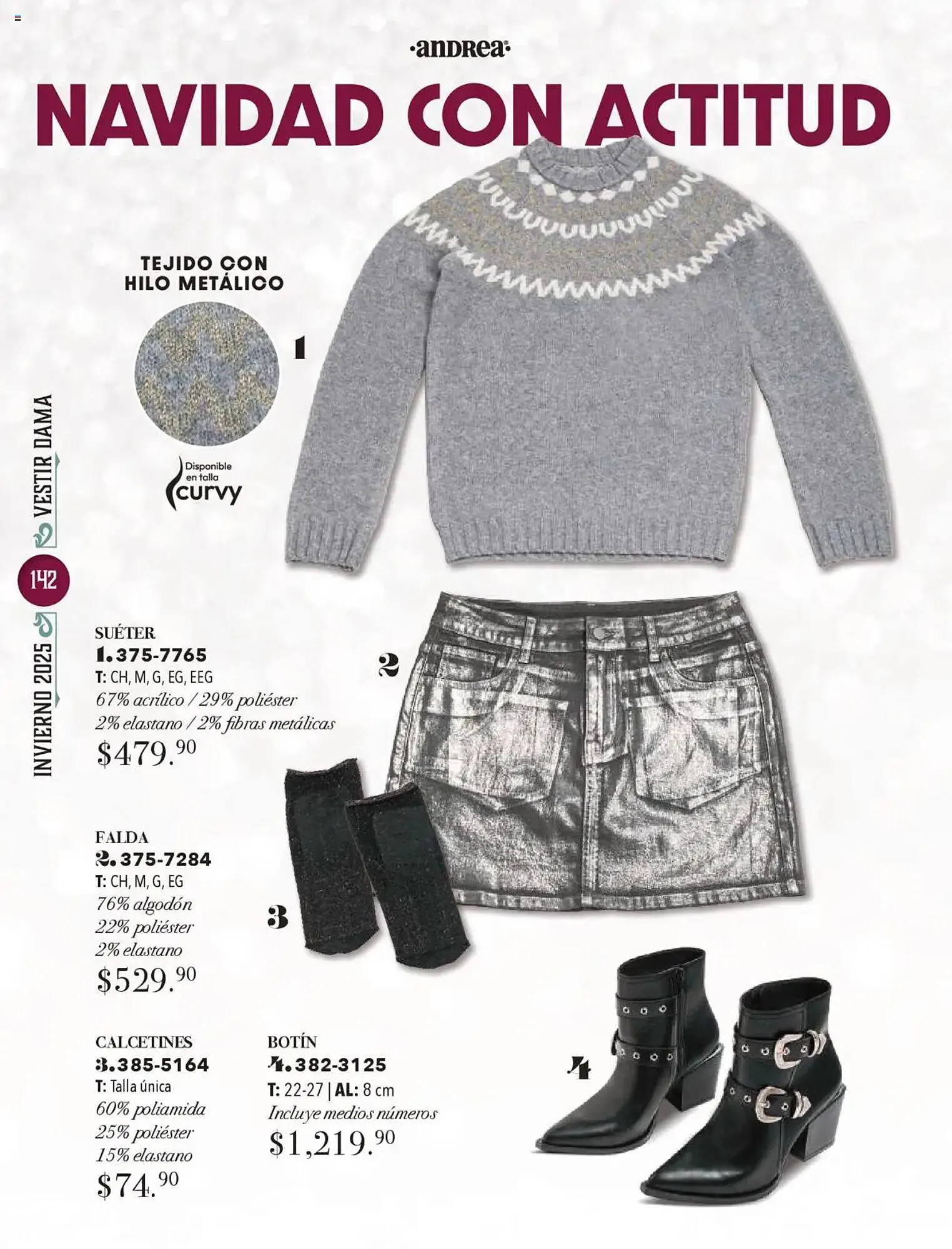 Catálogo de Catálogo Andrea 13 de octubre al 25 de enero 2026 - Pagina 142