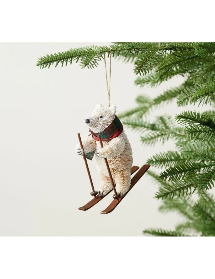 Ornamento Skiing Polar Bear