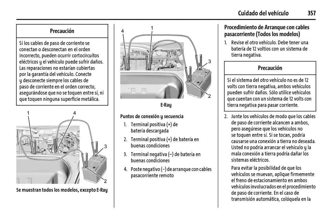 Catálogo de Chevrolet Corvette Stingray Manual del propietario 22 de enero al 31 de diciembre 2025 - Pagina 358