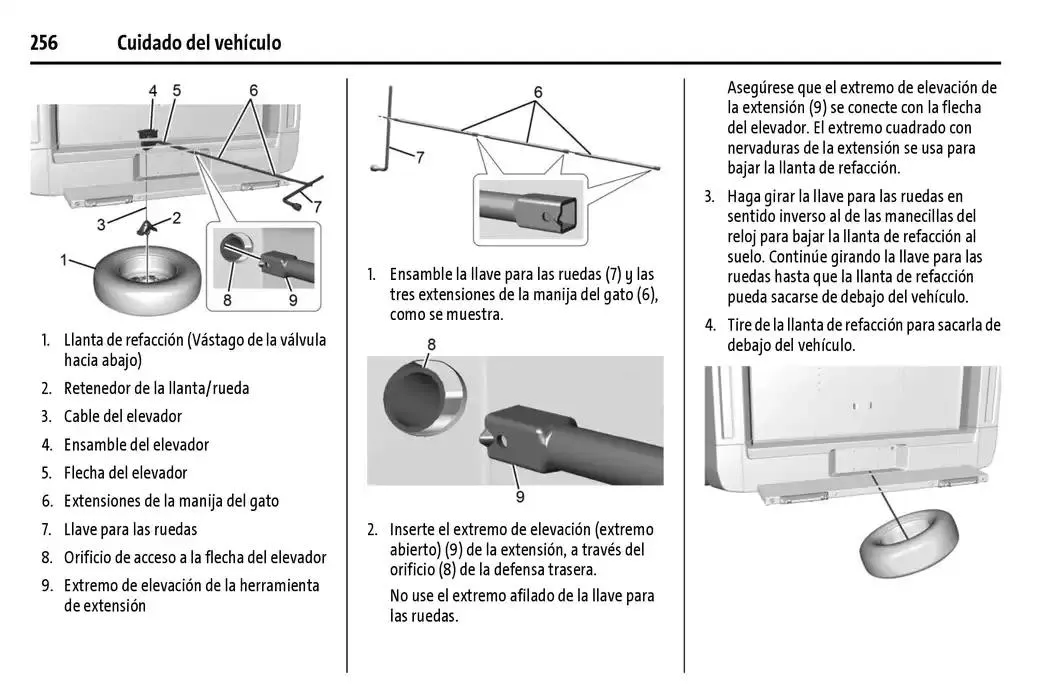 Catálogo de BrightDrop 400 Y BrightDrop 600 Manual del propietario 22 de enero al 31 de diciembre 2025 - Pagina 257