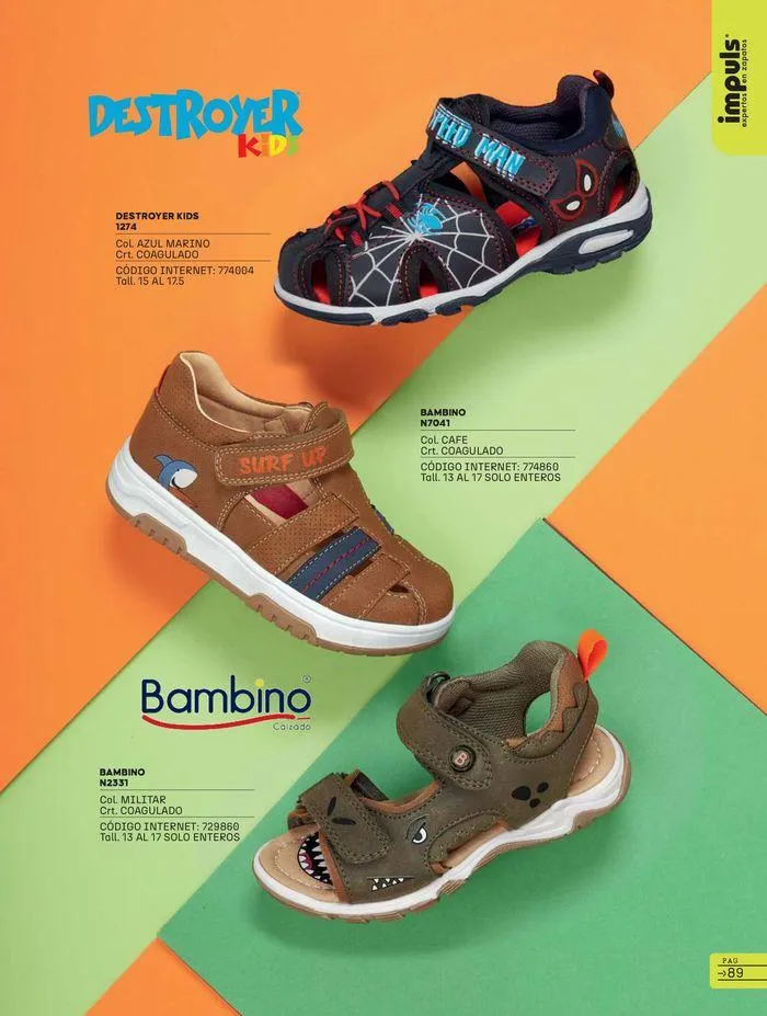 Catálogo de IMPULS Niño Verano-Otoño 5 de julio al 15 de noviembre 2024 - Pagina 91