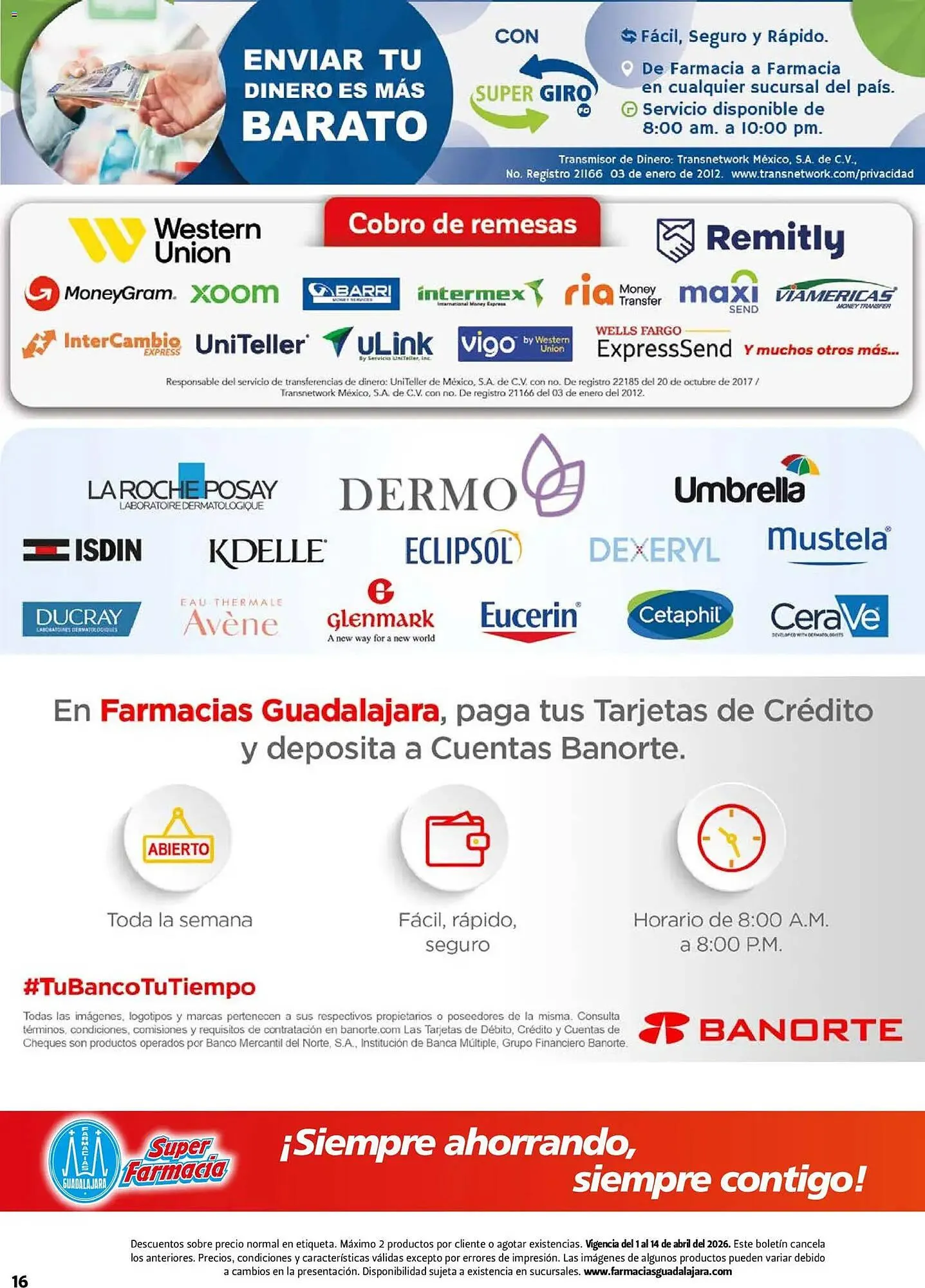 Catálogo de Folleto Farmacias Guadalajara 1 de abril al 15 de abril 2026 - Pagina 16