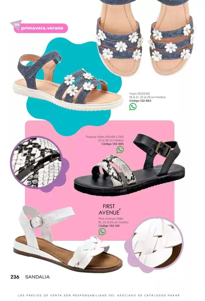 Catálogo de Pakar Sandalia 31 de enero al 31 de mayo 2025 - Pagina 236