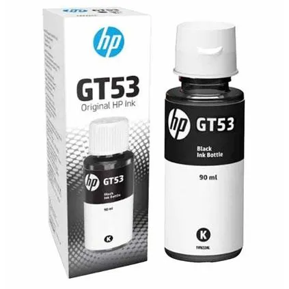 Botella de tinta negra Hp Gt53 original (1Vv22Al)