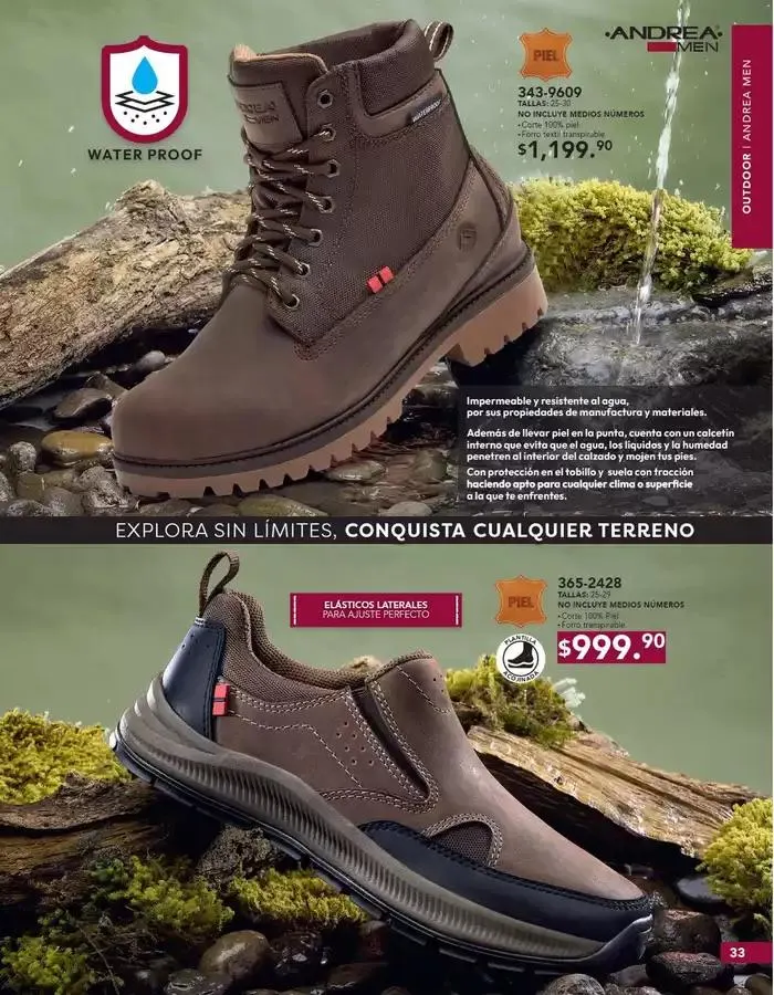 Catálogo de ANDREA | CALZADO CABALLERO 26 de enero al 24 de mayo 2025 - Pagina 33