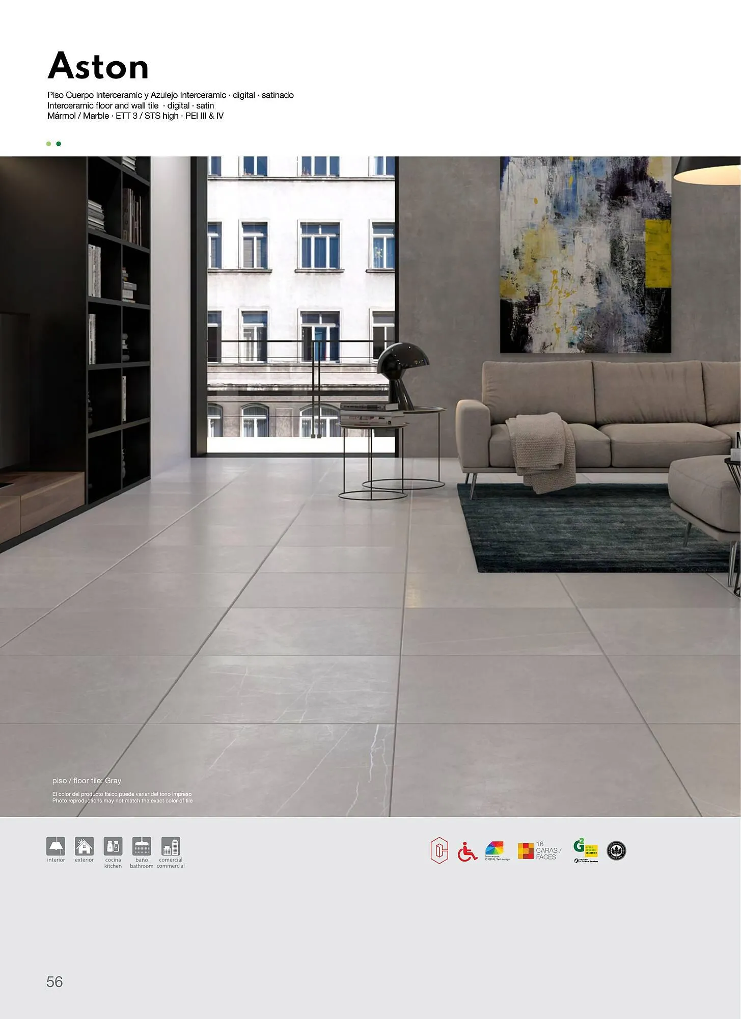 Catálogo de Catálogo Interceramic 12 de marzo al 31 de diciembre 2024 - Pagina 56