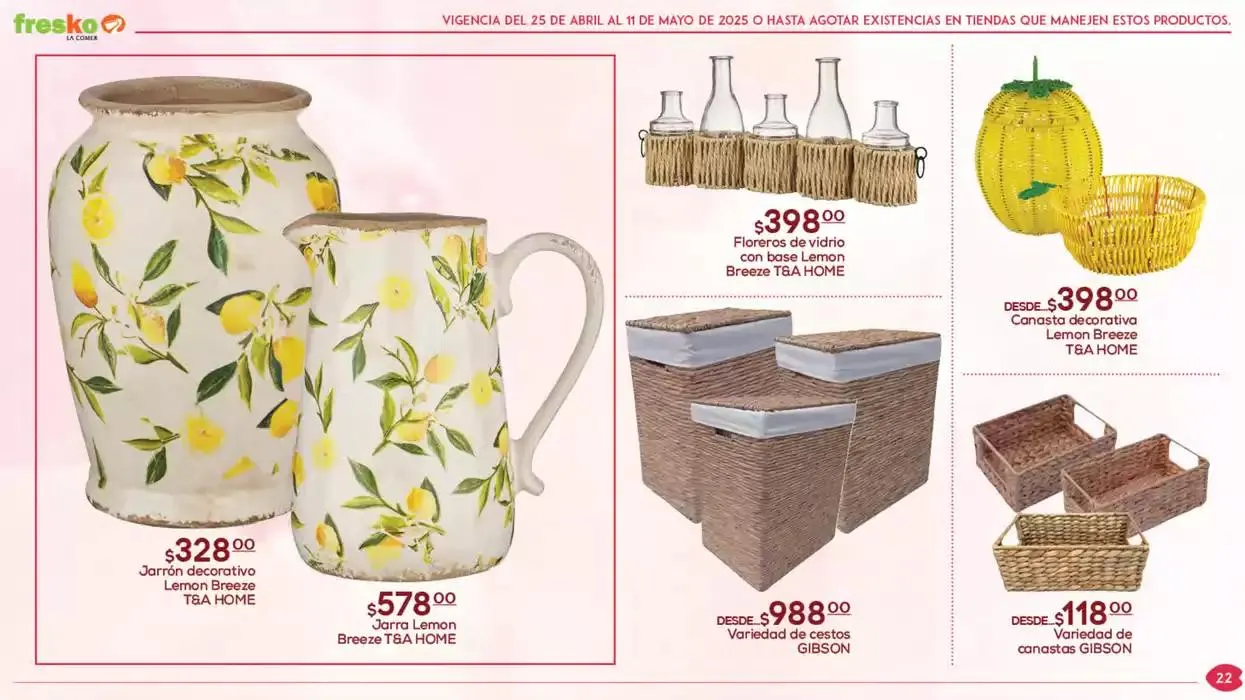 Catálogo de QUE SEA FRESKO HACE LA DIFERENCIA 25 de abril al 11 de mayo 2025 - Pagina 22