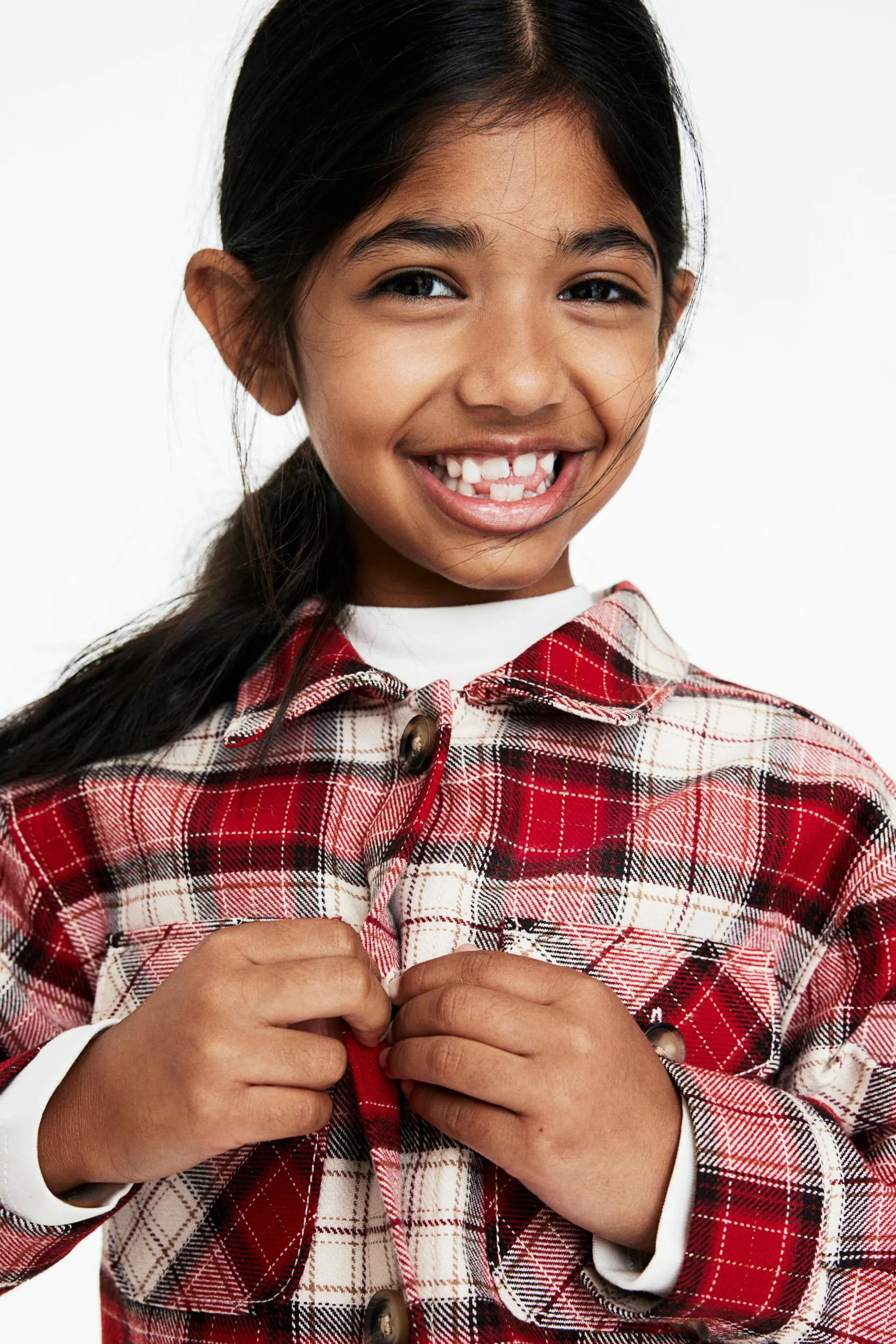 Chamarra corta en franela