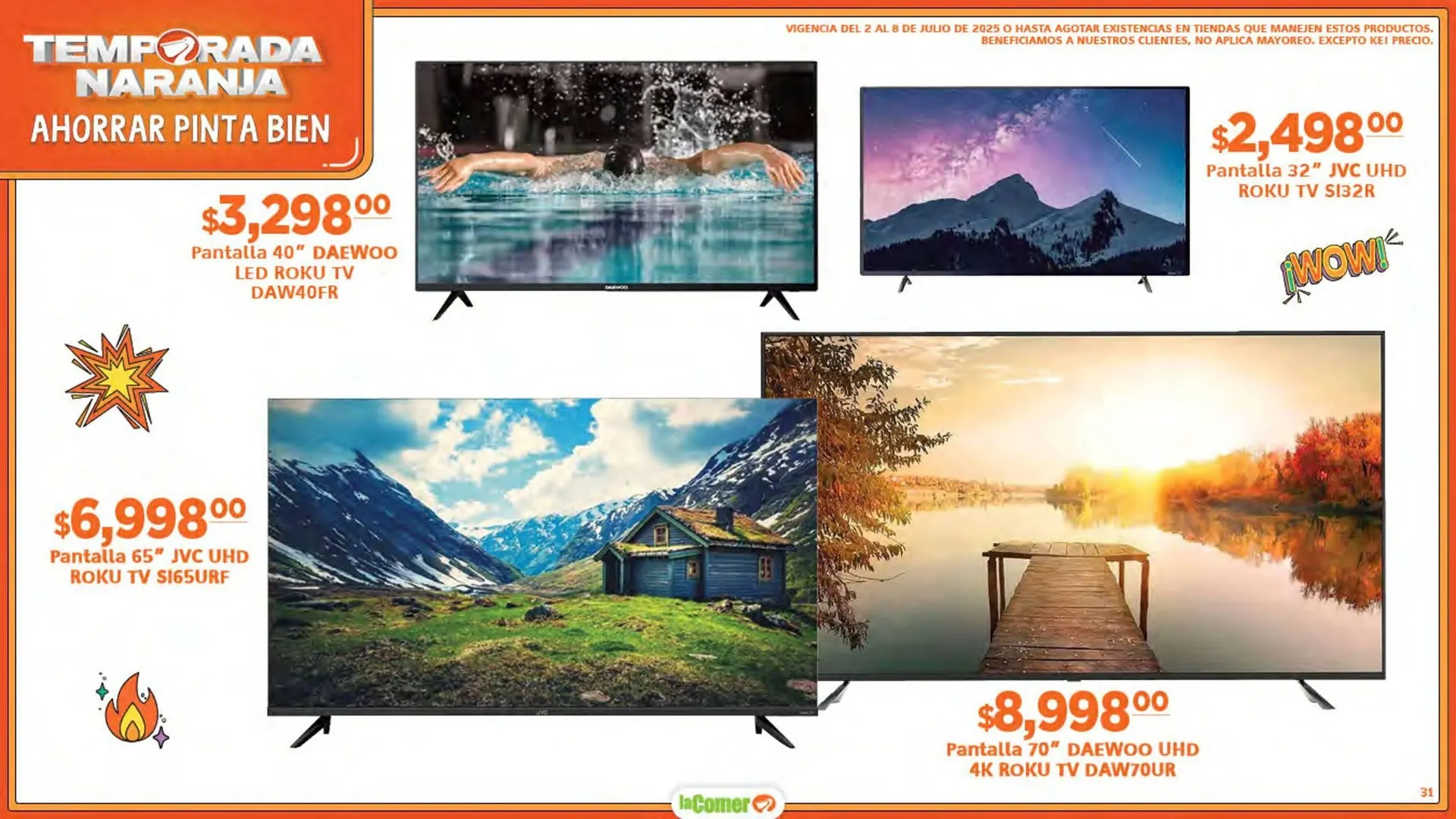 Catálogo de Catálogo La Comer 2 de julio al 8 de julio 2025 - Pagina 31