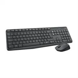 Kit de Teclado y Mouse Logitech MK235, Inalámbrico, USB, Negro (Español)
