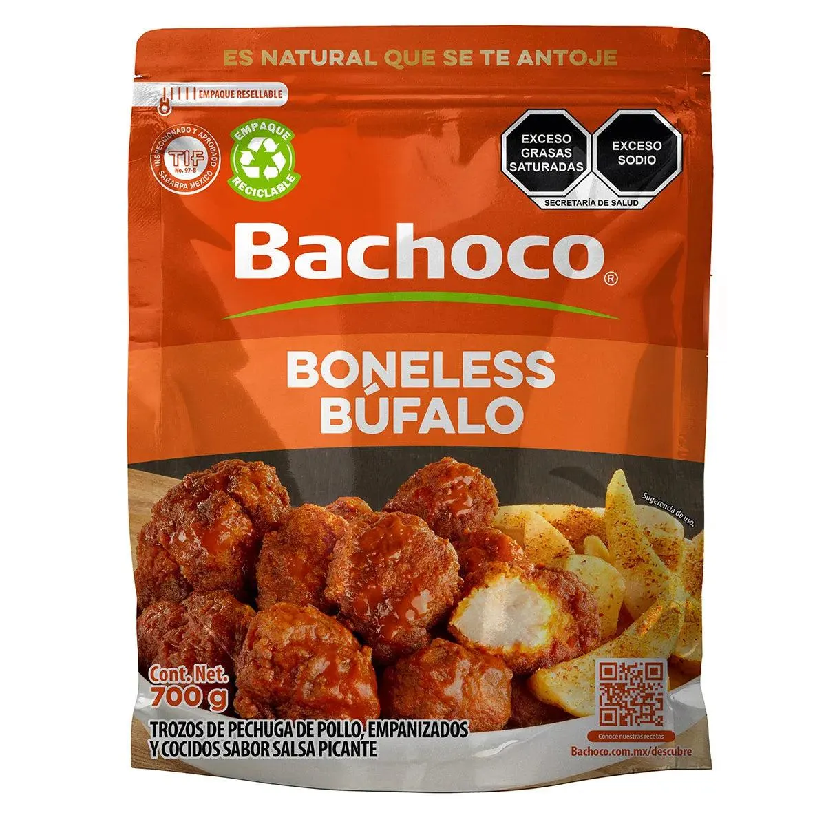 BONELESS BUFALO BACHOCO 700 GR.