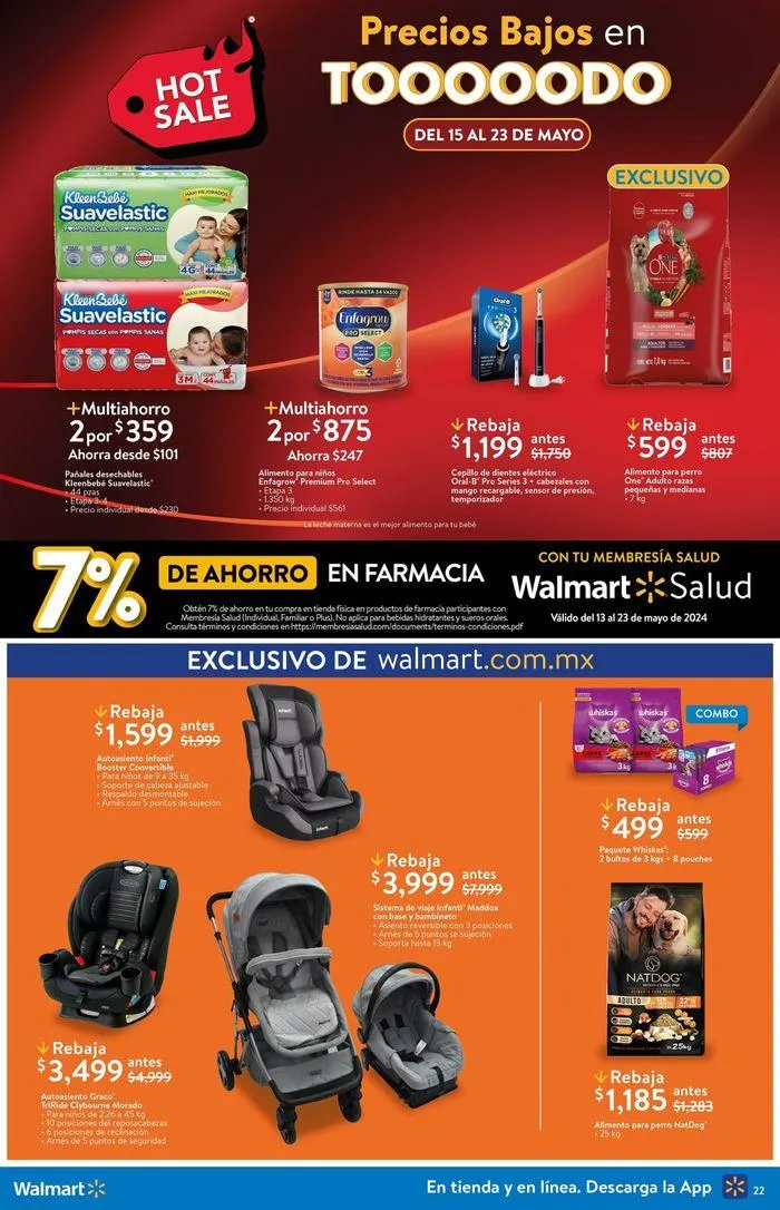 Catálogo de Walmart - Hot Sale 22 de mayo al 23 de mayo 2024 - Pagina 14