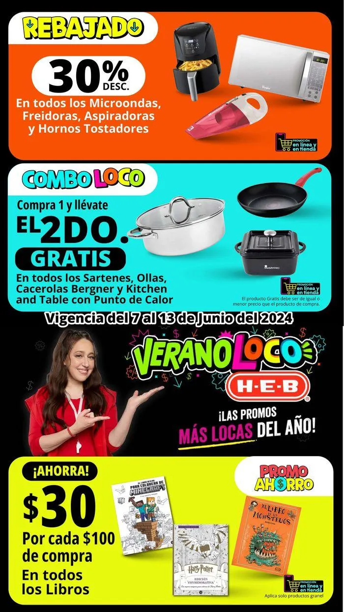 Catálogo de Ofertas HEB - Verano Loco 10 de junio al 13 de junio 2024 - Pagina 8