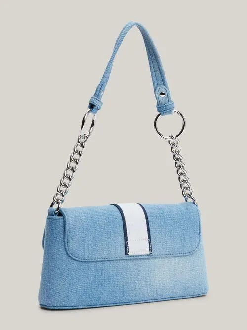 Bolso de hombro con cierre magnético de mujer Tommy Hilfiger