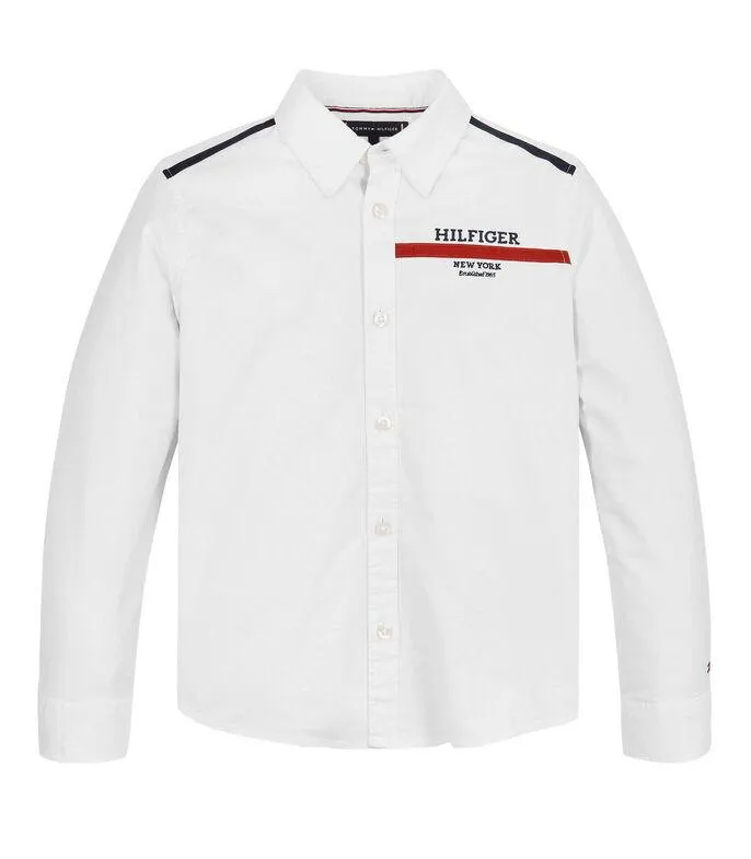 Camisa estampada de manga larga Niño