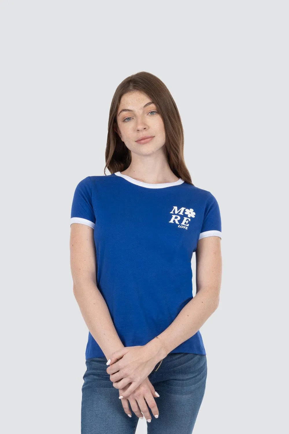 Playera encintada con estampado