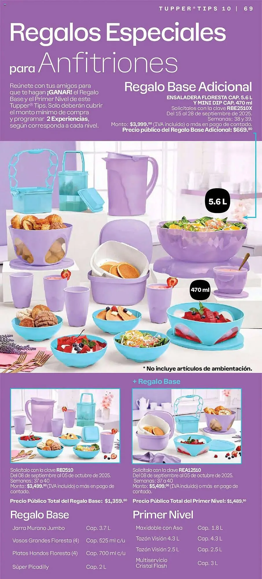 Catálogo de Catálogo Tupperware 8 de septiembre al 6 de octubre 2025 - Pagina 69