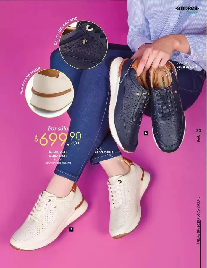 Catálogo de ANDREA | CALZADO CONFORT 26 de enero al 24 de mayo 2025 - Pagina 73