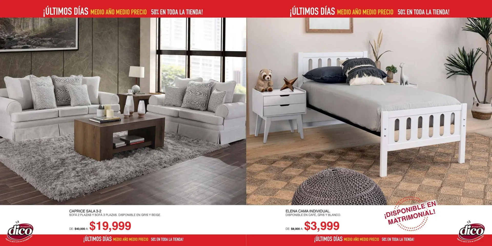 Catálogo de Catálogo Muebles Dico 9 de septiembre al 30 de septiembre 2025 - Pagina 8
