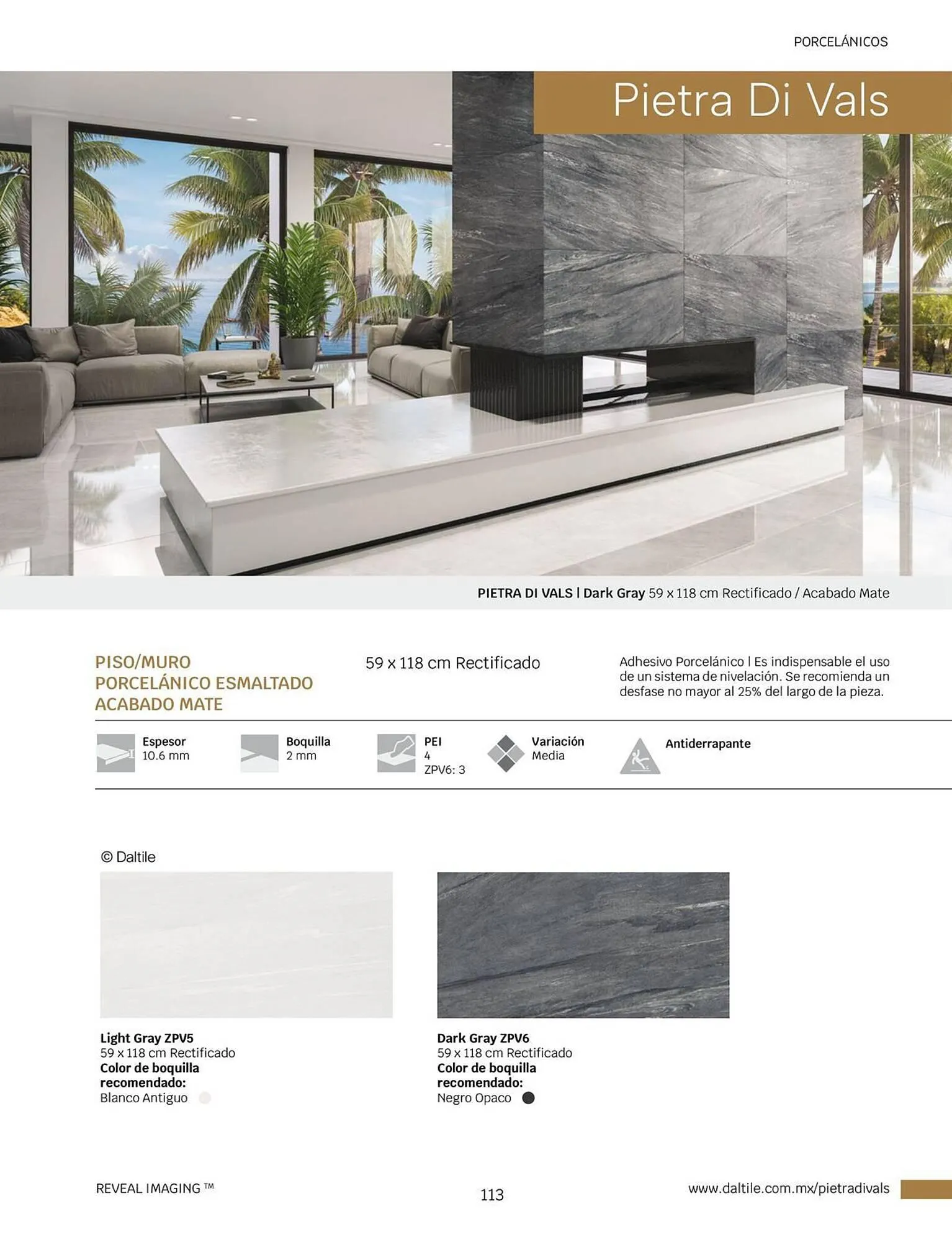 Catálogo de Catálogo Daltile 1 de enero al 31 de diciembre 2024 - Pagina 113