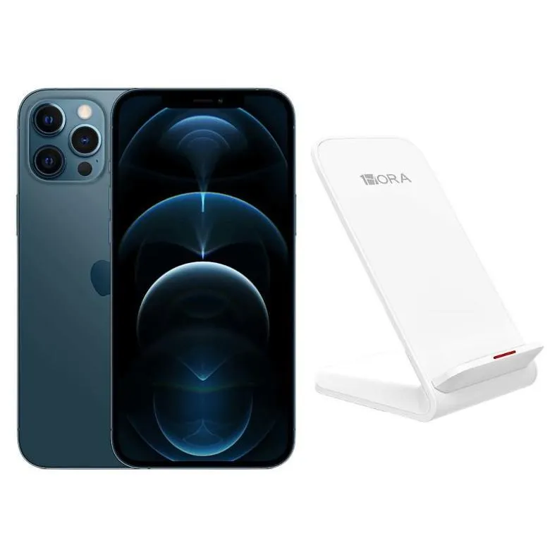 iPhone 12 Pro Max Reacondicionado 256gb Azul + Base Cargador