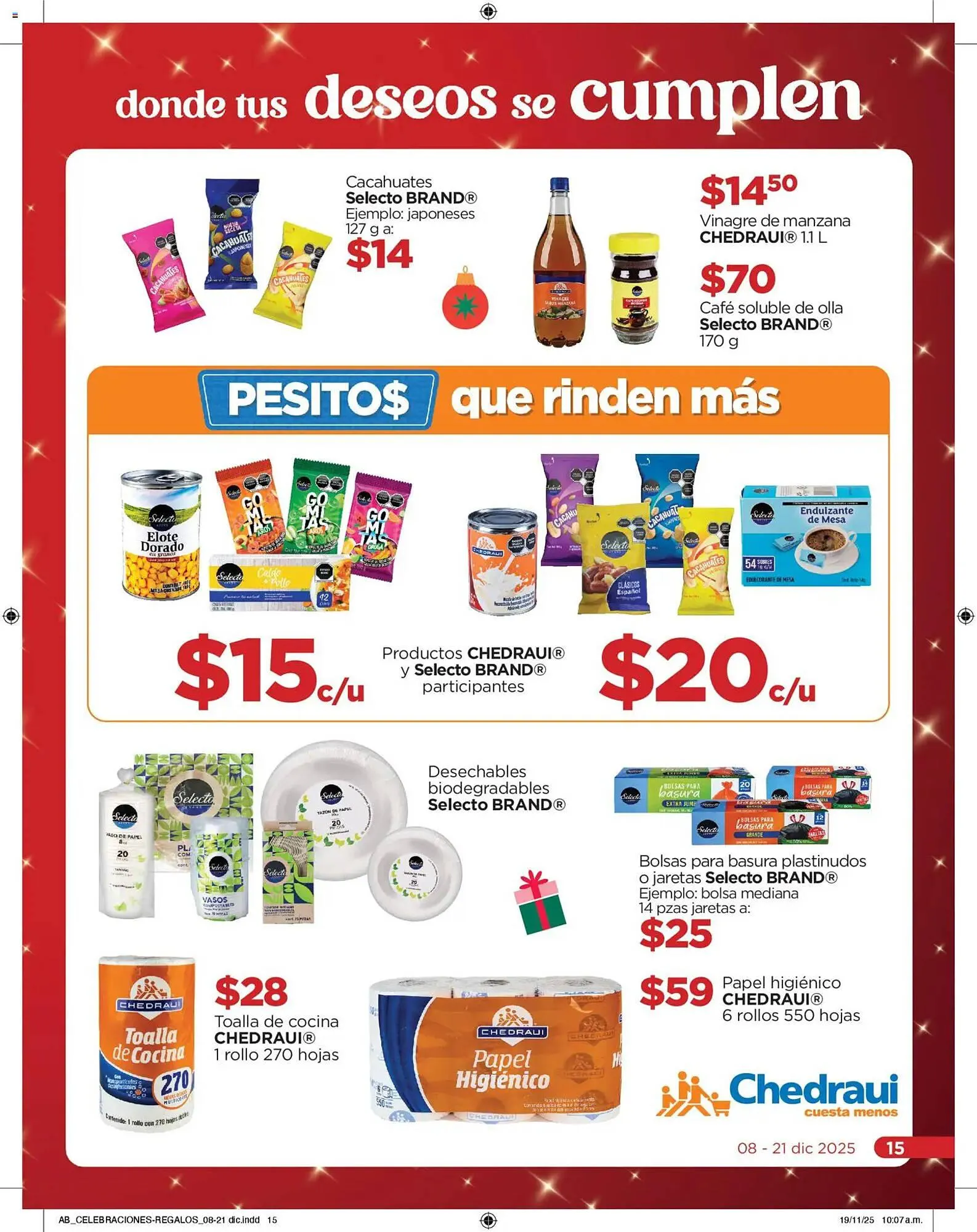 Catálogo de Folleto Chedraui 8 de diciembre al 22 de diciembre 2025 - Pagina 15