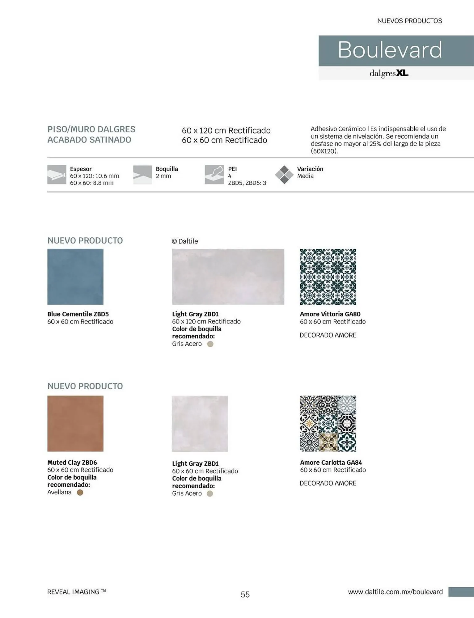 Catálogo de Catálogo Daltile 1 de enero al 31 de diciembre 2024 - Pagina 55