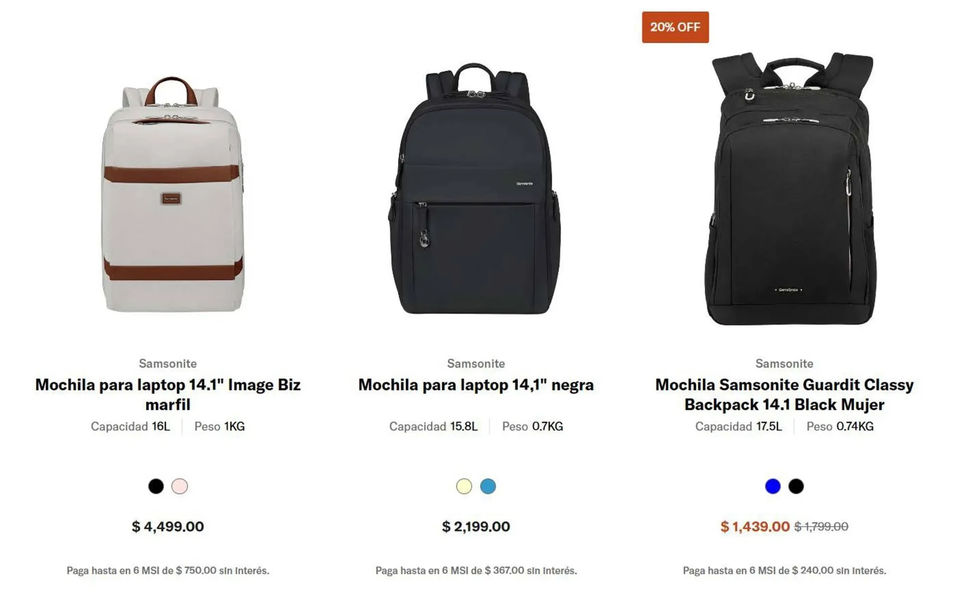 Catálogo de Catálogo Samsonite 21 de abril al 10 de mayo 2026 - Pagina 6