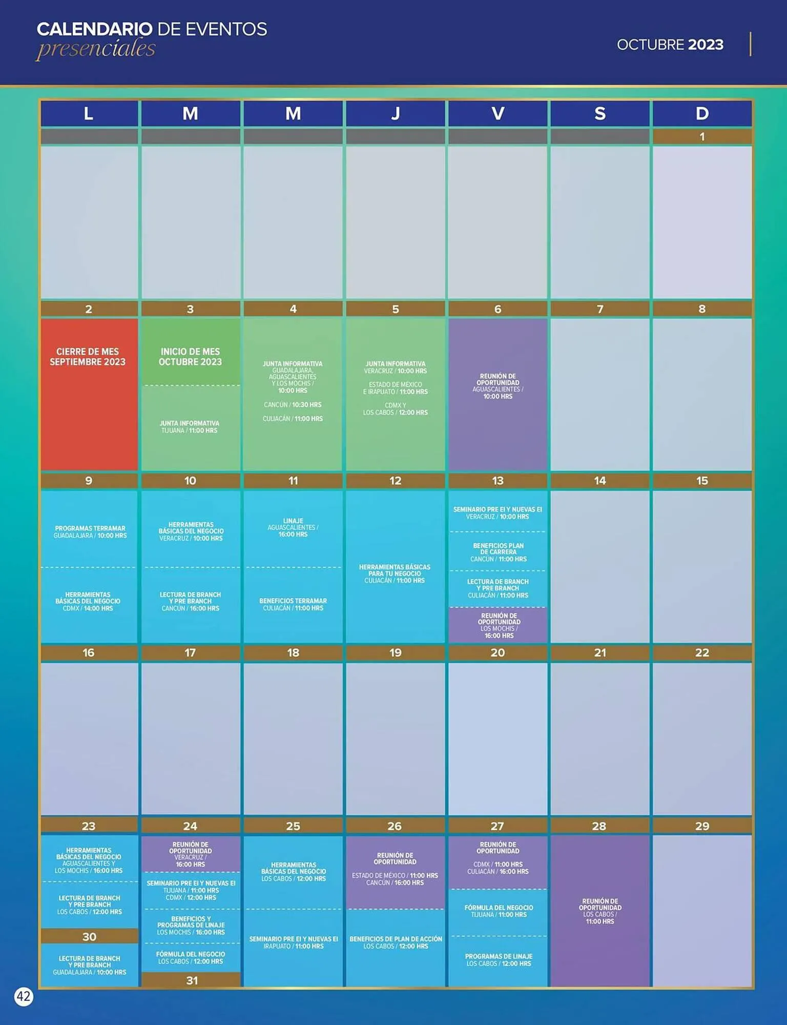 Catálogo de Catálogo Terramar Brands 3 de octubre al 31 de octubre 2023 - Pagina 42