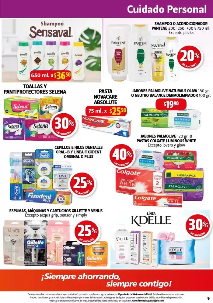 Catálogo de Ofertas especiales para ti 3 de enero al 14 de enero 2025 - Pagina 9