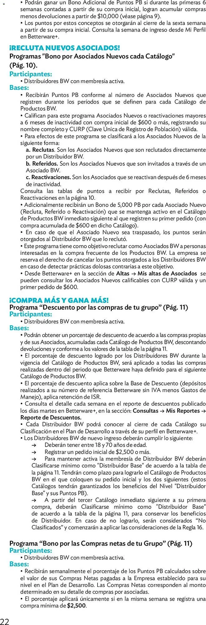 Catálogo de Catálogo BetterWare 1 de enero al 31 de enero 2025 - Pagina 22