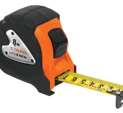 Flexometro Pro-Lock Contra Impacto 8M Truper 14608