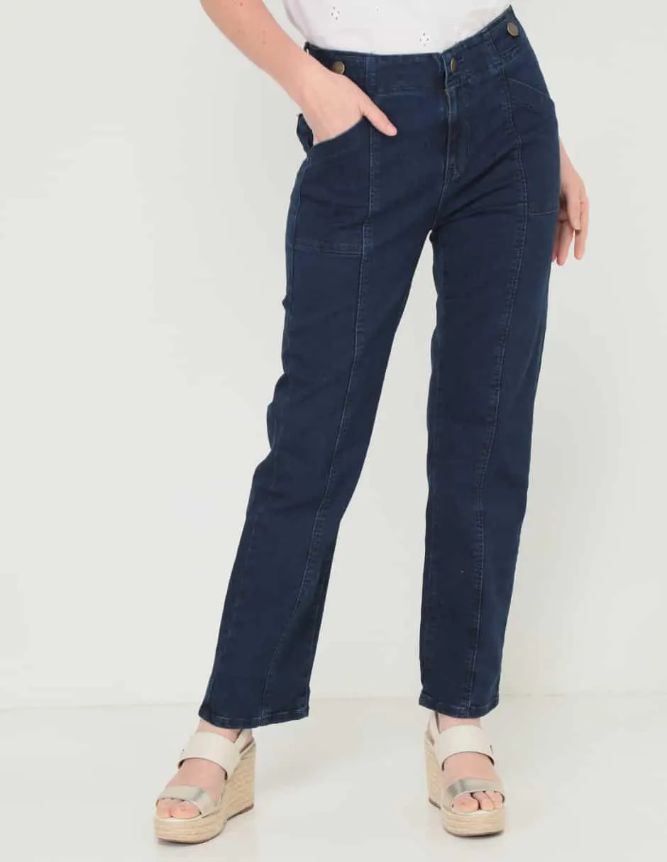 Jeans straight Weekend cintura alta para mujer