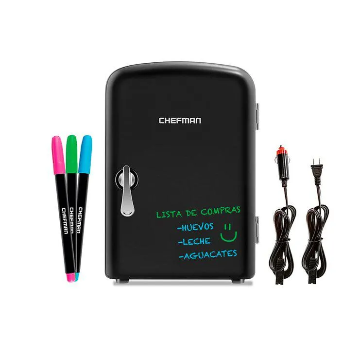 Chefman, Mini Refrigerador y Calentador Pintable