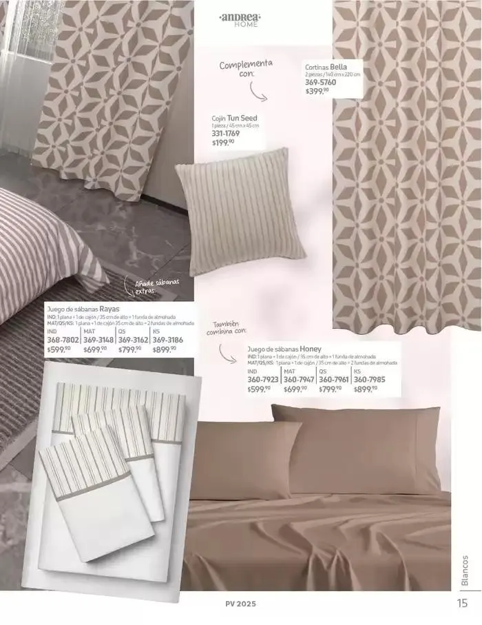 Catálogo de ANDREA | ANDREA HOME 26 de enero al 24 de mayo 2025 - Pagina 15