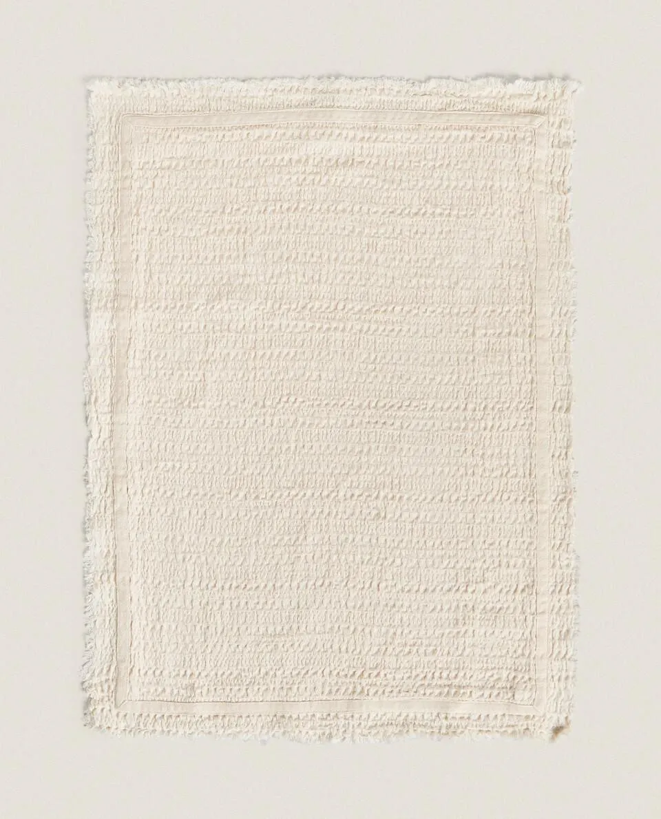 ALFOMBRA DE BAÑO ALGODÓN WAFFLE