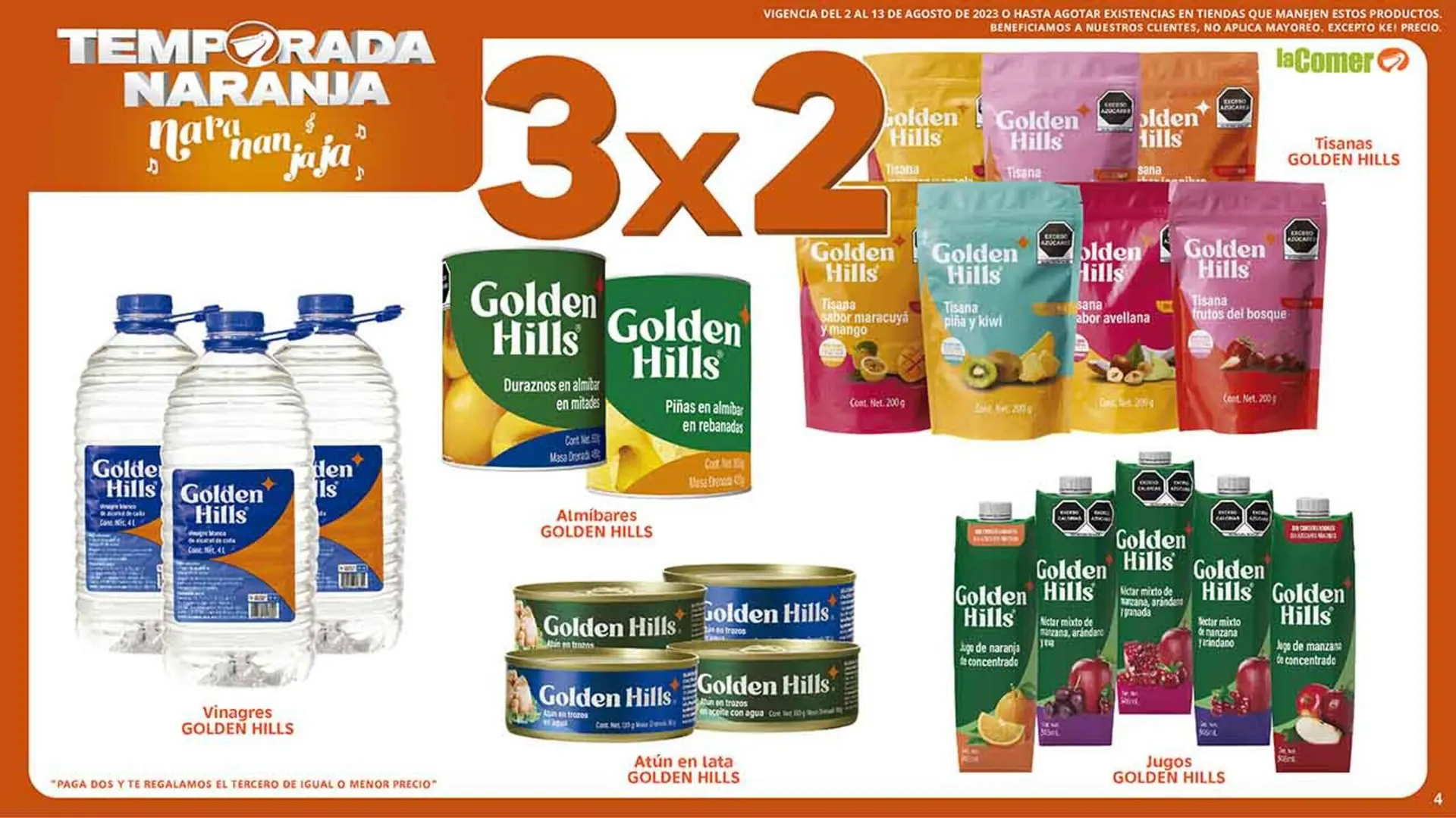 Catálogo de Catálogo La Comer 2 de agosto al 13 de agosto 2023 - Pagina 4